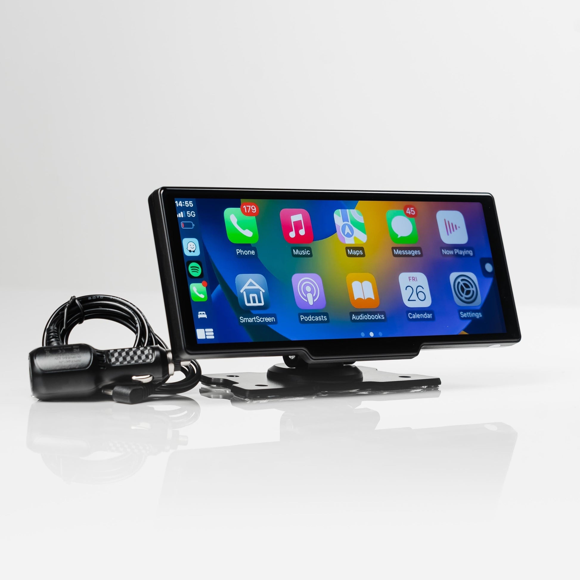 Universelles Tragbares Multimedia-Navigationssystem mit Apple CarPlay & Android Auto