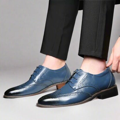 GEO Oxford anzugschuhe | Bequeme luxuriöse Lederschuhe für Herren