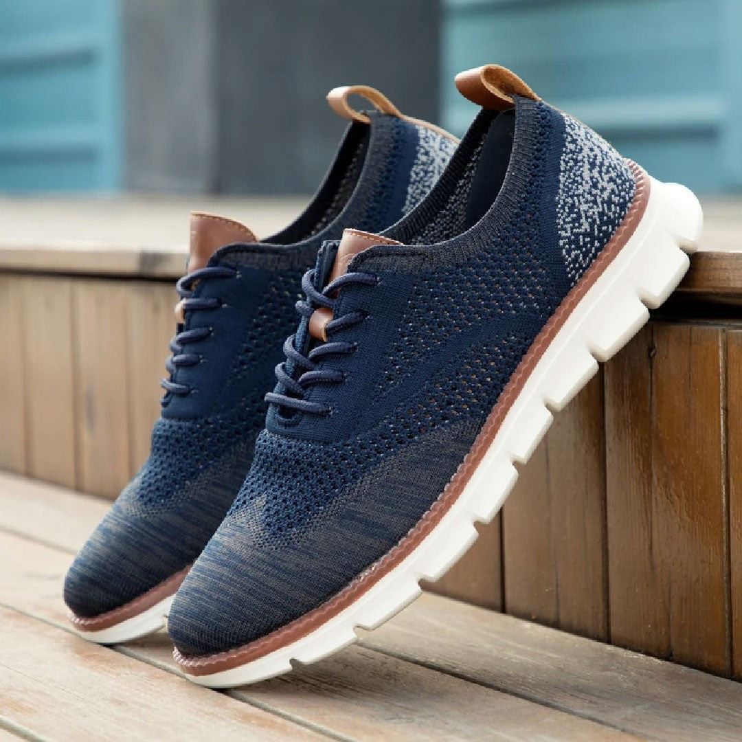 Henzler Herrenschuhe | Ergonomische komfortable Mesh-Sneaker für einlage