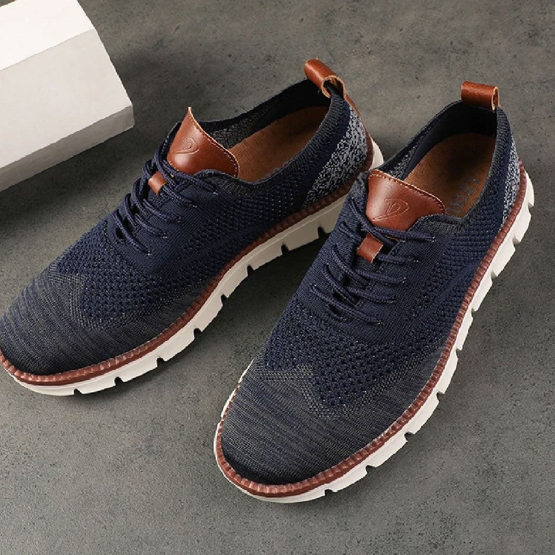 Henzler Herrenschuhe | Ergonomische komfortable Mesh-Sneaker für einlage