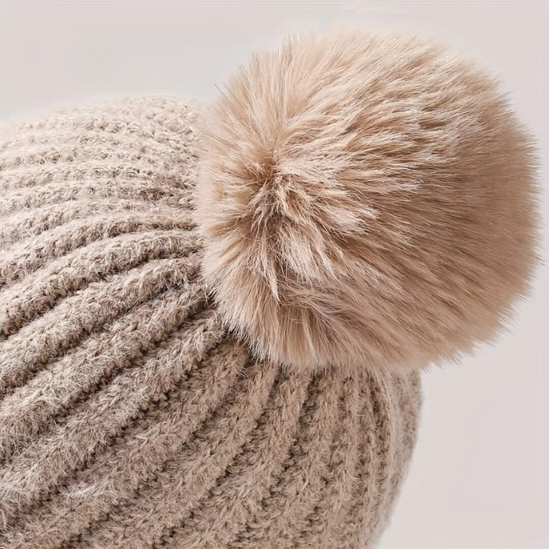 Sturmhaube für Damen - Balaclava mit Plüsch-Ohren für den Winter