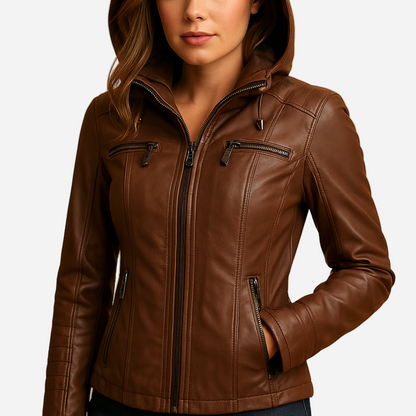 Bikerjacke für Damen - Leder & Feminin für den Herbst/Winter