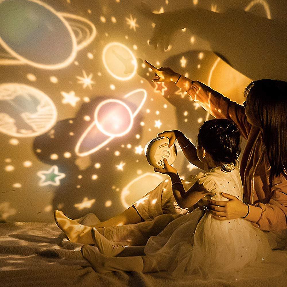 Droomlicht Sternenprojektor Nachtlampe: Zauberhafter Sternenhimmel & Einschlafhilfe für Kinder