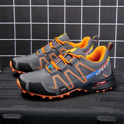 HW Bergschuhe: Premium Blaue & Grüne Wasserdichte & Atmungsaktive Herren Wanderstiefel für Sommerliche Gipfeltouren