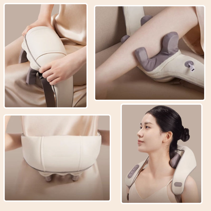 ZenTherapy Nackenmassagegerät - Wärmetherapie für ultimativen Komfort & Schmerzlinderung