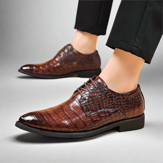 GEO Oxford anzugschuhe | Bequeme Business-Lederschuhe für Herren
