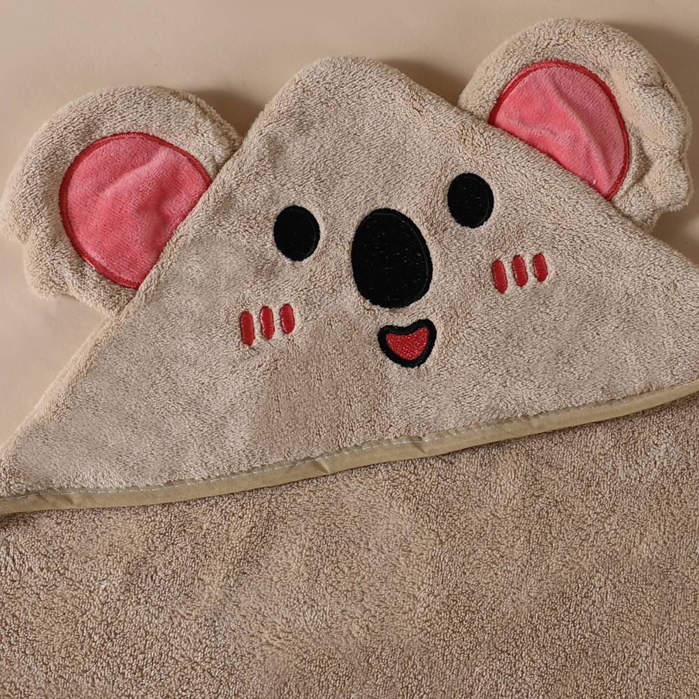 BabyHugWrap - Weiche & Saugfähige Baby-Badewanne mit Kapuze