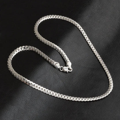 Glückseligkeit Sterling Halskette – Elegante 925er Silber Kette für Damen, Perfekt für Hochzeiten und Alltag