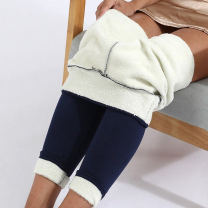 Warme Winter Leggings mit Hoher Taille & Plüschfutter - Ideal für Kälte und Komfort