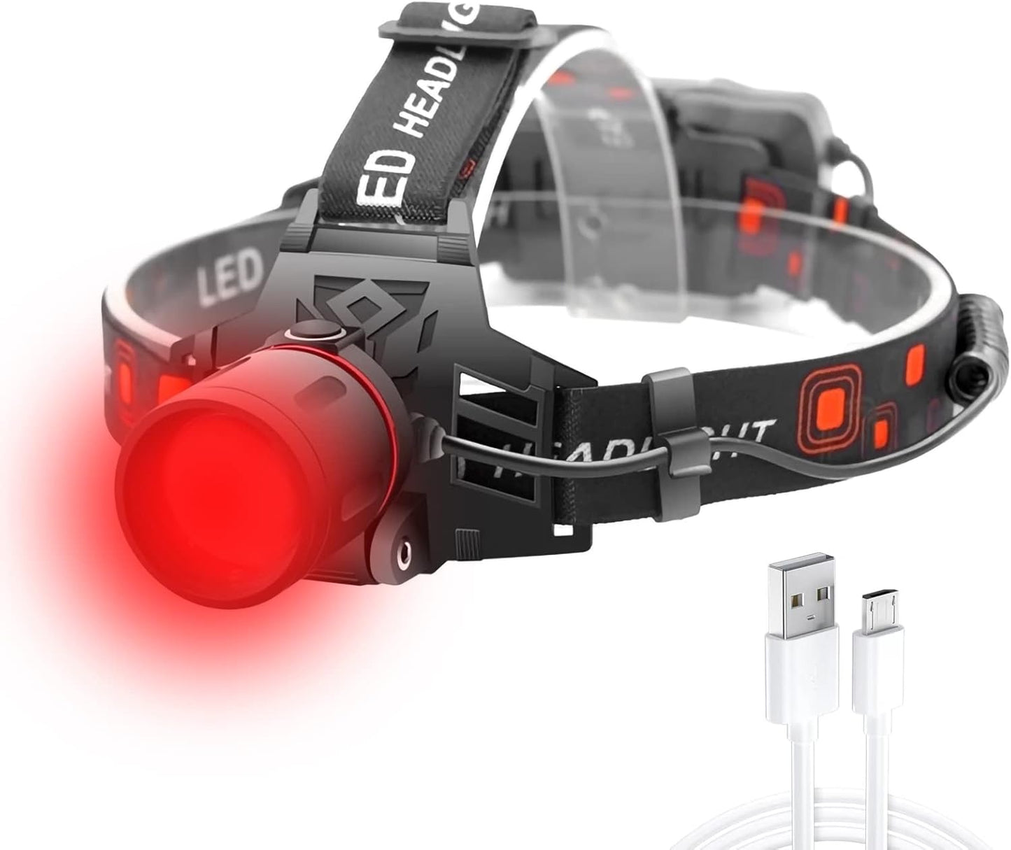 Stirnlampe für Outdoor - HeadLume LED & USB Aufladbar
