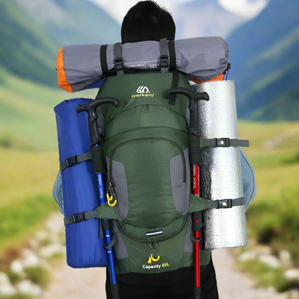AdventurePro 60L Wasserdichter Outdoor-Rucksack – Perfekt für Wandern und Reisen
