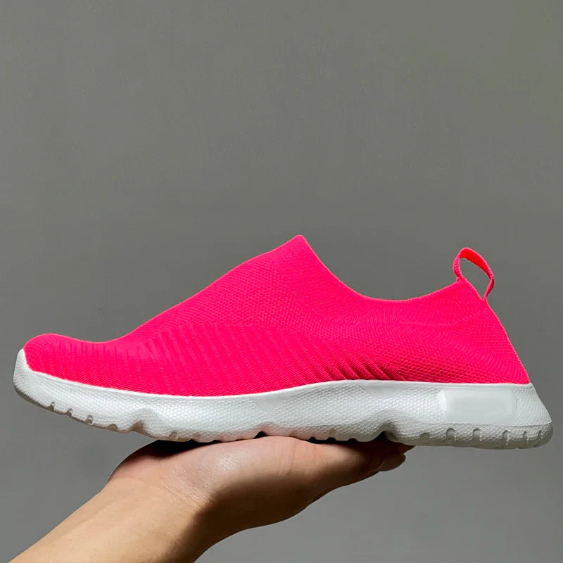 ECO slip in schuhe | Orthopädische bequeme Strick-Slip-On Schuhe für Damen