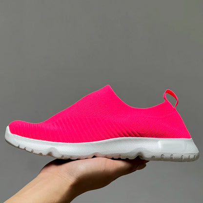 ECO slip in schuhe | Orthopädische bequeme Strick-Slip-On Schuhe für Damen