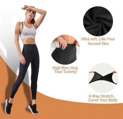 LuxeFit High-Waisted Leggings - Selene | Hochtaillierte, bequeme Sportleggings