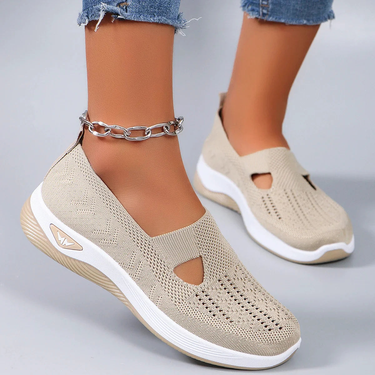 GEO Sneaker | Modische, atmungsaktive und bequeme ergonomische Damenschuhe