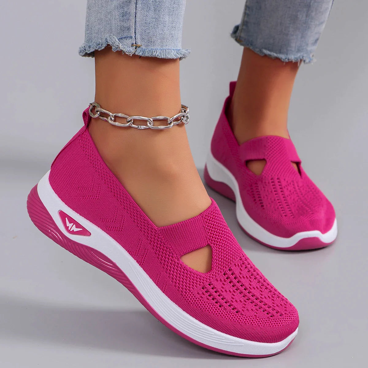 GEO Sneaker | Modische, atmungsaktive und bequeme ergonomische Damenschuhe