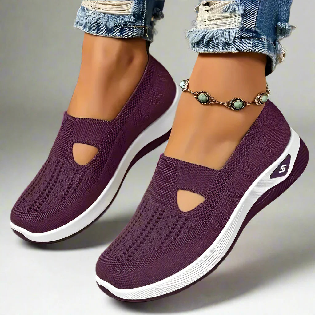 ECO slip in schuhe | Bequeme und atmungsaktive Slip-On Schuhe mit weicher Sohle für Damen