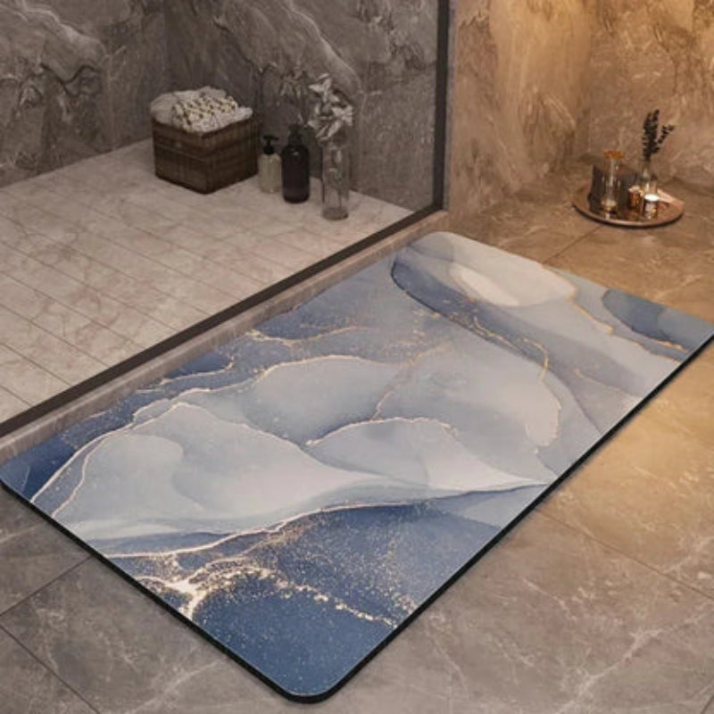 PureStep - Schnelltrocknende Badematte mit Anti-Rutsch-Oberfläche und schlankem, minimalistischem Design