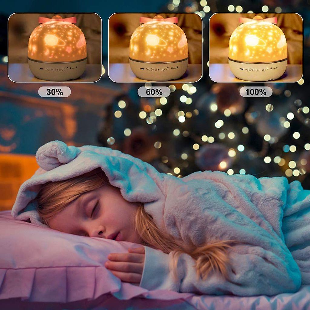 Droomlicht Sternenprojektor Nachtlampe: Zauberhafter Sternenhimmel & Einschlafhilfe für Kinder