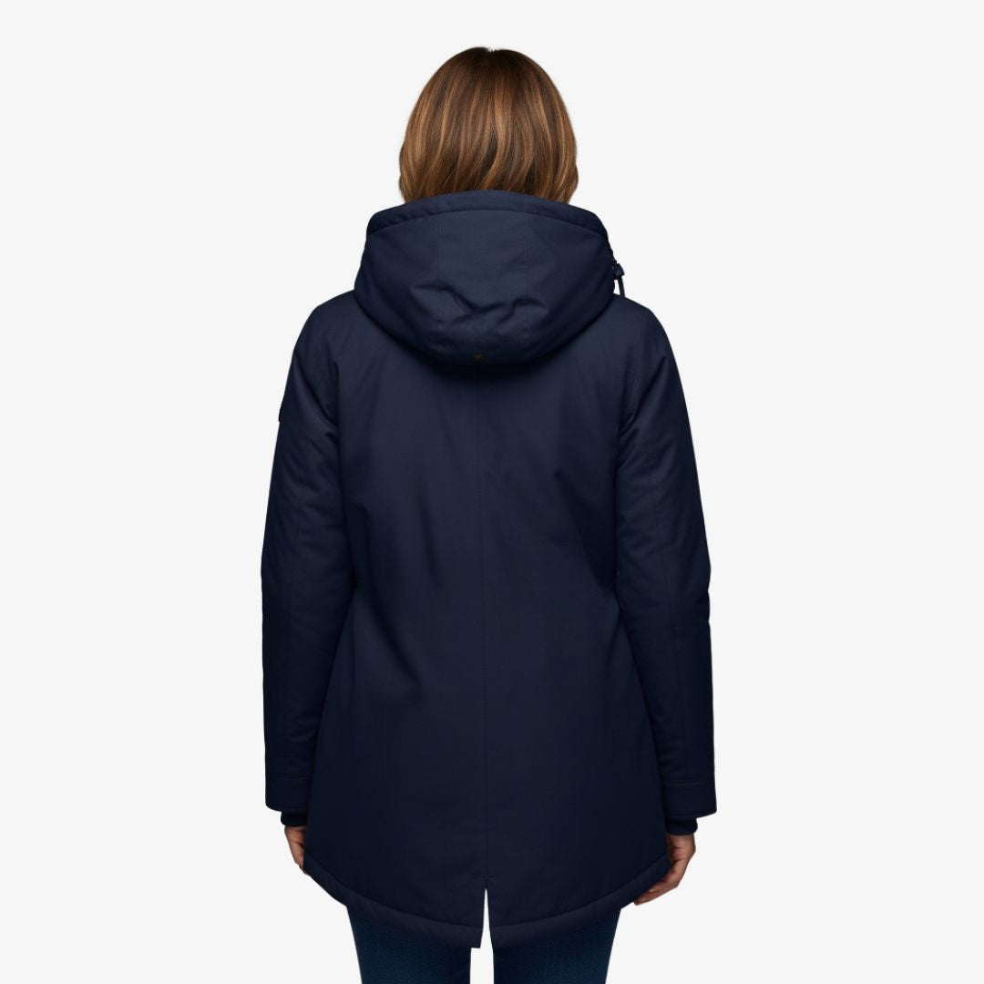 Gefütterte Winterjacke für Damen – Warmer Parka mit Kapuze für den Winter