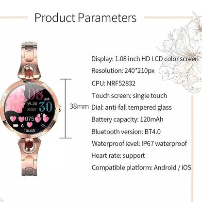 AquaFit Smartwatch: Ihre wasserdichte Allround-Begleiterin für Fitness und Gesundheit