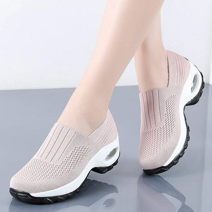 AktivSchuh Sneaker | Bequeme Ergonomische Leichte Slip-in Mesh turnschuhe damen Für einlage