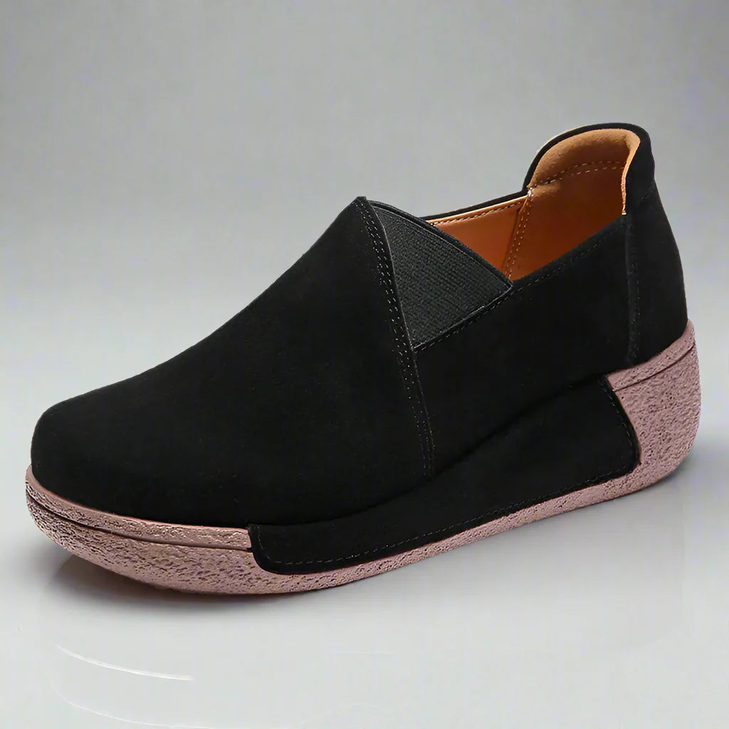 ECO slip in schuhe | Trendige Leder-Slip-On Schuhe für Damen