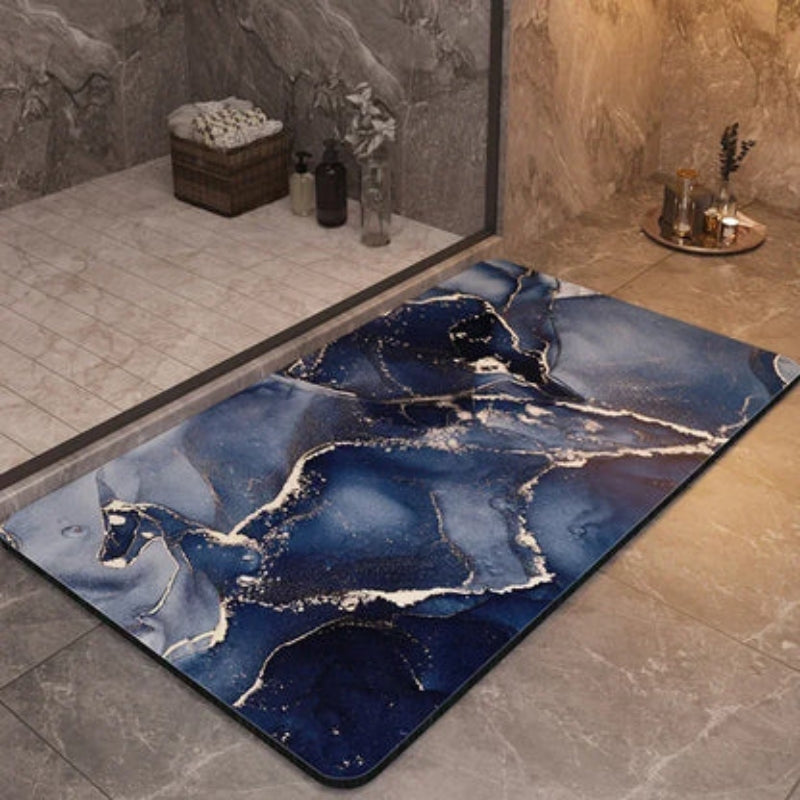 PureStep - Schnelltrocknende Badematte mit Anti-Rutsch-Oberfläche und schlankem, minimalistischem Design