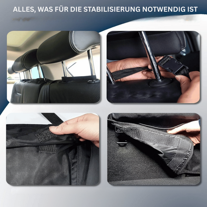 Geräumiger Kofferraum- und Autositz-Organizer – 8 Taschen & Verstellbare Gurte für maximale Ordnung
