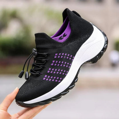 AktivSchuh Sneaker | Premium Ergonomische bequeme Slip-in Mesh turnschuhe damen Für einlage