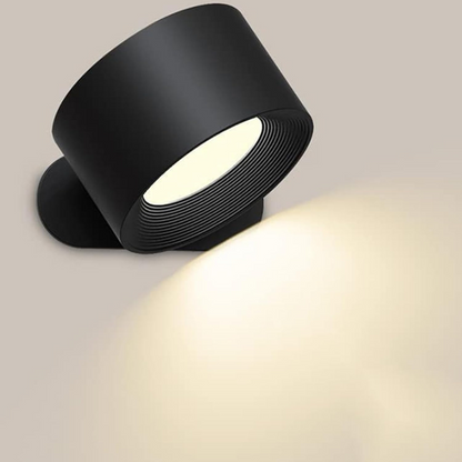 Glow360 | Draadloze, Oplaadbare Wandlamp met 360° Rotatie - Sfeervolle & Flexibele Verlichting