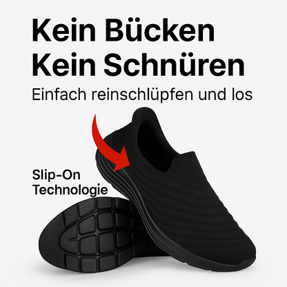 OrthoSlip Schuhe für Herren -  Anti-Schmerz Sneaker zum Reinschlüpfen