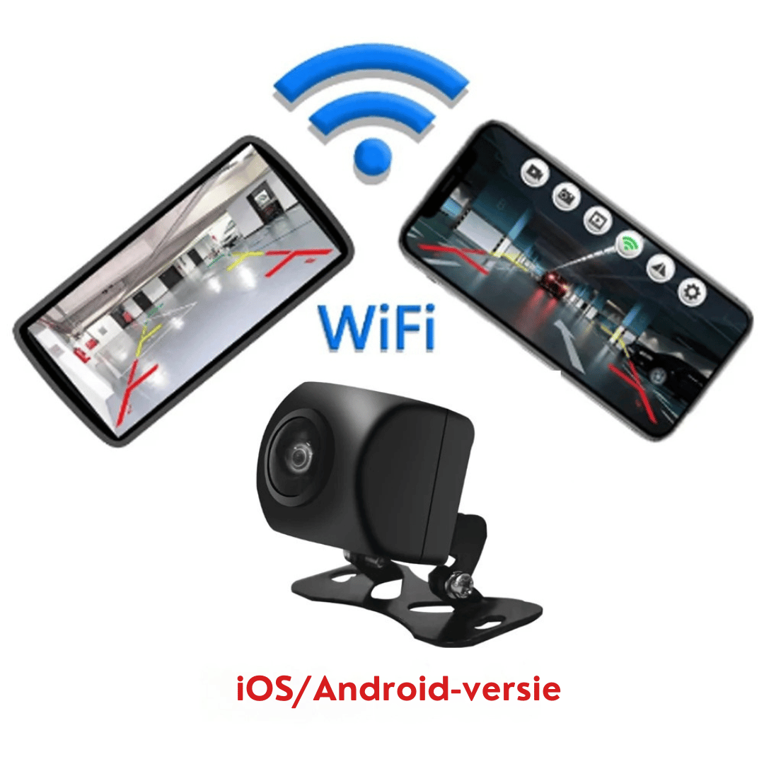 Draadloze HD 720P Achteruitrijcamera met Nachtzicht en IP67 Waterdichtheid - Universele Montage