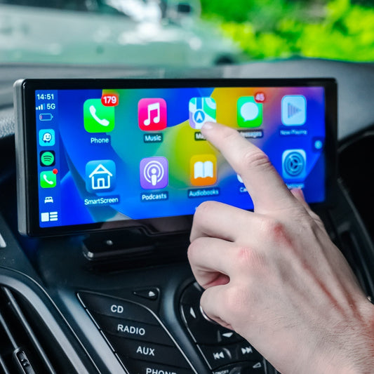 Universelles Tragbares Multimedia-Navigationssystem mit Apple CarPlay & Android Auto
