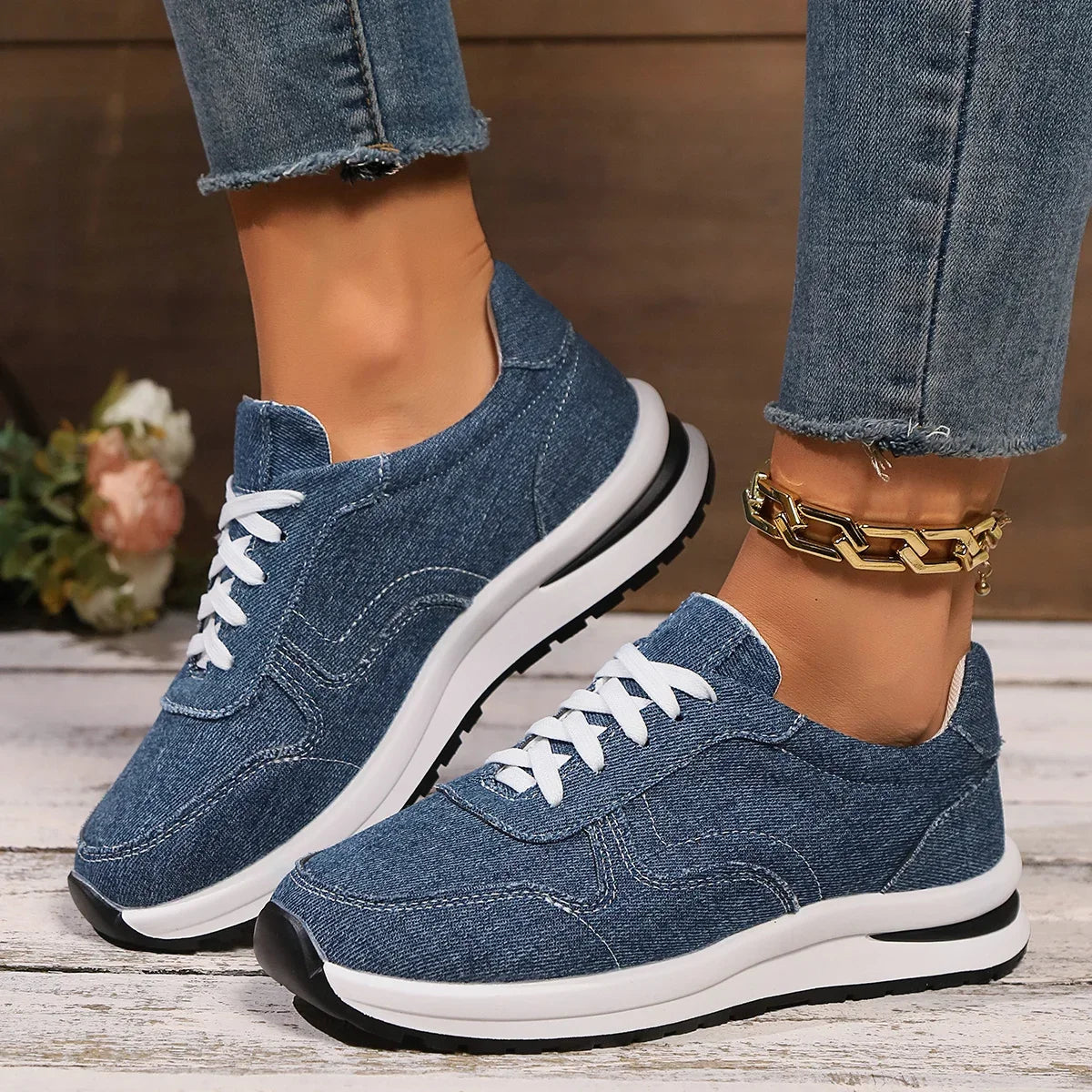 ECO Sneakers | Bequeme ergonomische Damen-Sneaker mit dämpfender Sohle und Einlagen geeignet