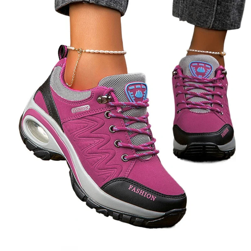 Eco trekkingschuhe | Ergonomische wasserdichte Wanderschuhe Damen für einlage