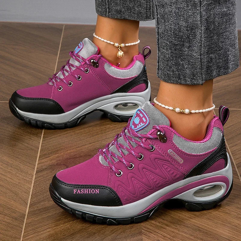 Eco trekkingschuhe | Ergonomische wasserdichte Wanderschuhe Damen für einlage