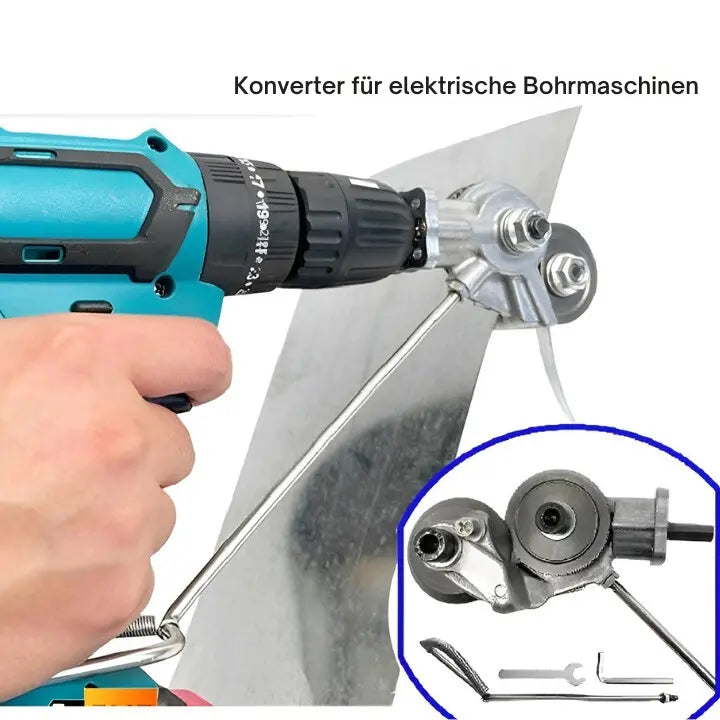 Metallschneider Aufsatz für Bohrmaschinen – Präzise Schnitte in Metall, Aluminium & Kunststoff