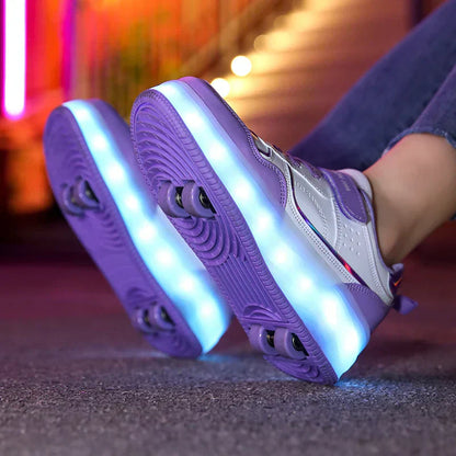 Zoe Orthopädische LED Rollschuhe - Stilvolle & Sichere Sneakers für Kinder