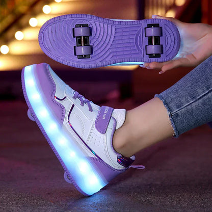 Zoe Orthopädische LED Rollschuhe - Stilvolle & Sichere Sneakers für Kinder