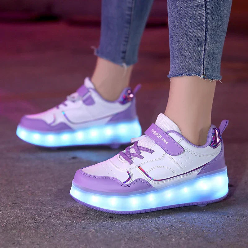 Zoe Orthopädische LED Rollschuhe - Stilvolle & Sichere Sneakers für Kinder