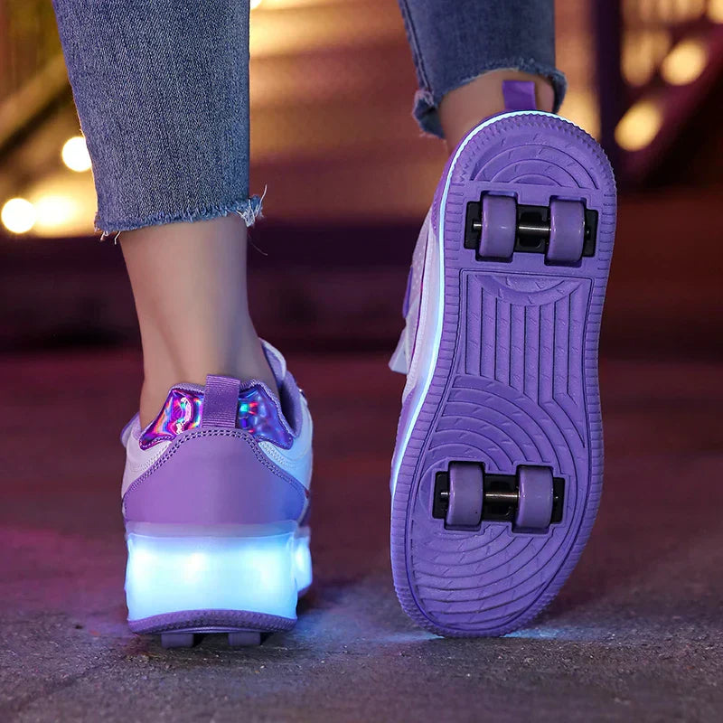 Zoe Orthopädische LED Rollschuhe - Stilvolle & Sichere Sneakers für Kinder