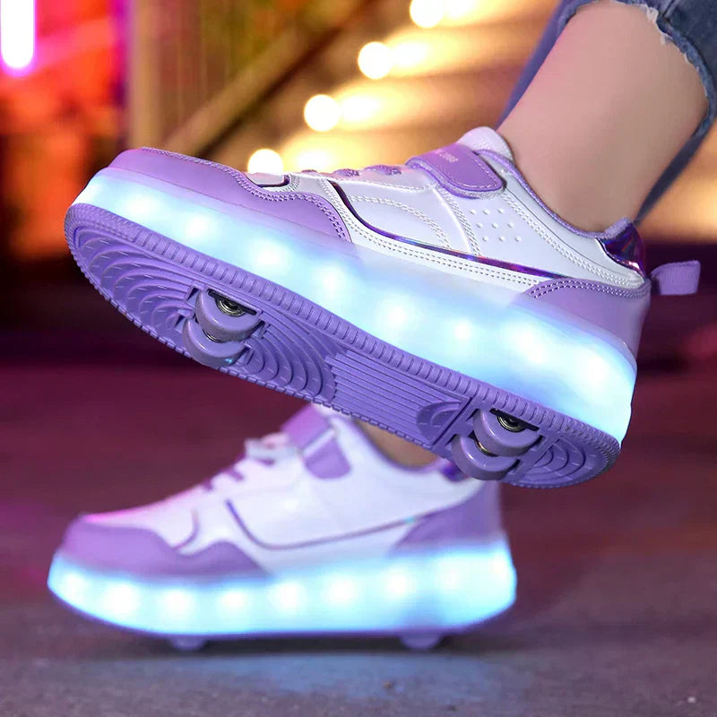 Zoe Orthopädische LED Rollschuhe - Stilvolle & Sichere Sneakers für Kinder
