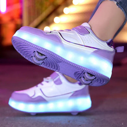 Zoe Orthopädische LED Rollschuhe - Stilvolle & Sichere Sneakers für Kinder