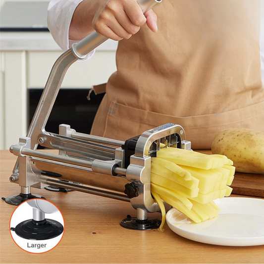 Hochwertiger Edelstahl Pommes Schneider & Gemüseschneider für die Küche – Perfekte Herbstgerichte leicht gemacht