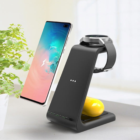 3-in-1 Kabelloses Ladegerät für iPhone & Samsung: Schneller Warp Charge für Handy, Uhr, Kopfhörer - Perfekt für den Herbst