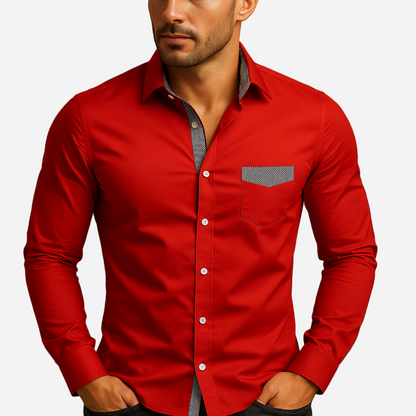 Hemd für Herren - Stilvoll & Slim Fit für den Winter