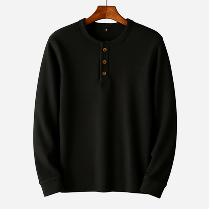 Henley Shirt für Herren - Langarm & Casual für den Winter