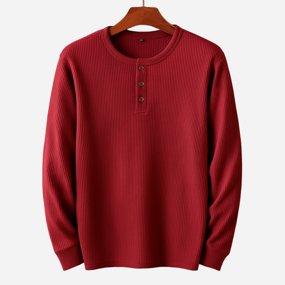 Henley Shirt für Herren - Langarm & Casual für den Winter