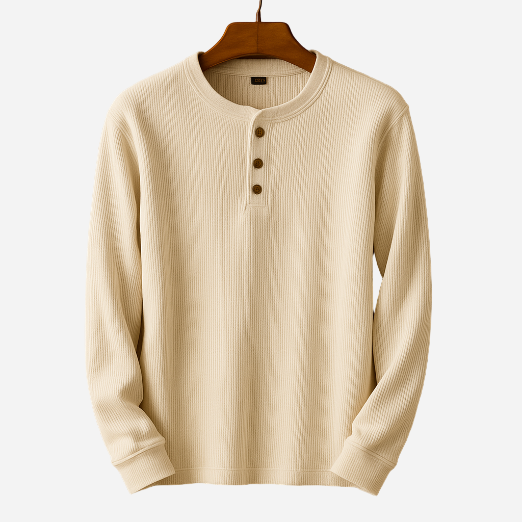 Henley Shirt für Herren - Langarm & Casual für den Winter